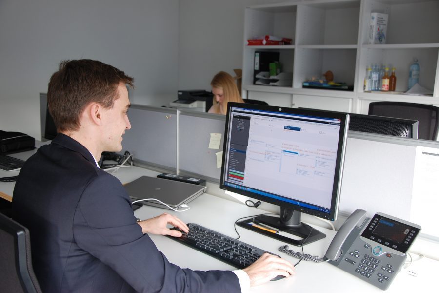 Stephan Stadlmair im Büro