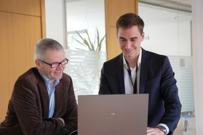 Stephan Stadlmair mit Günther Richter