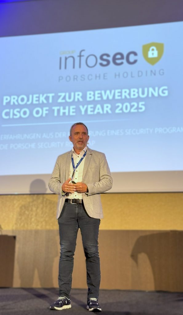 Presenting the winning project at the summit